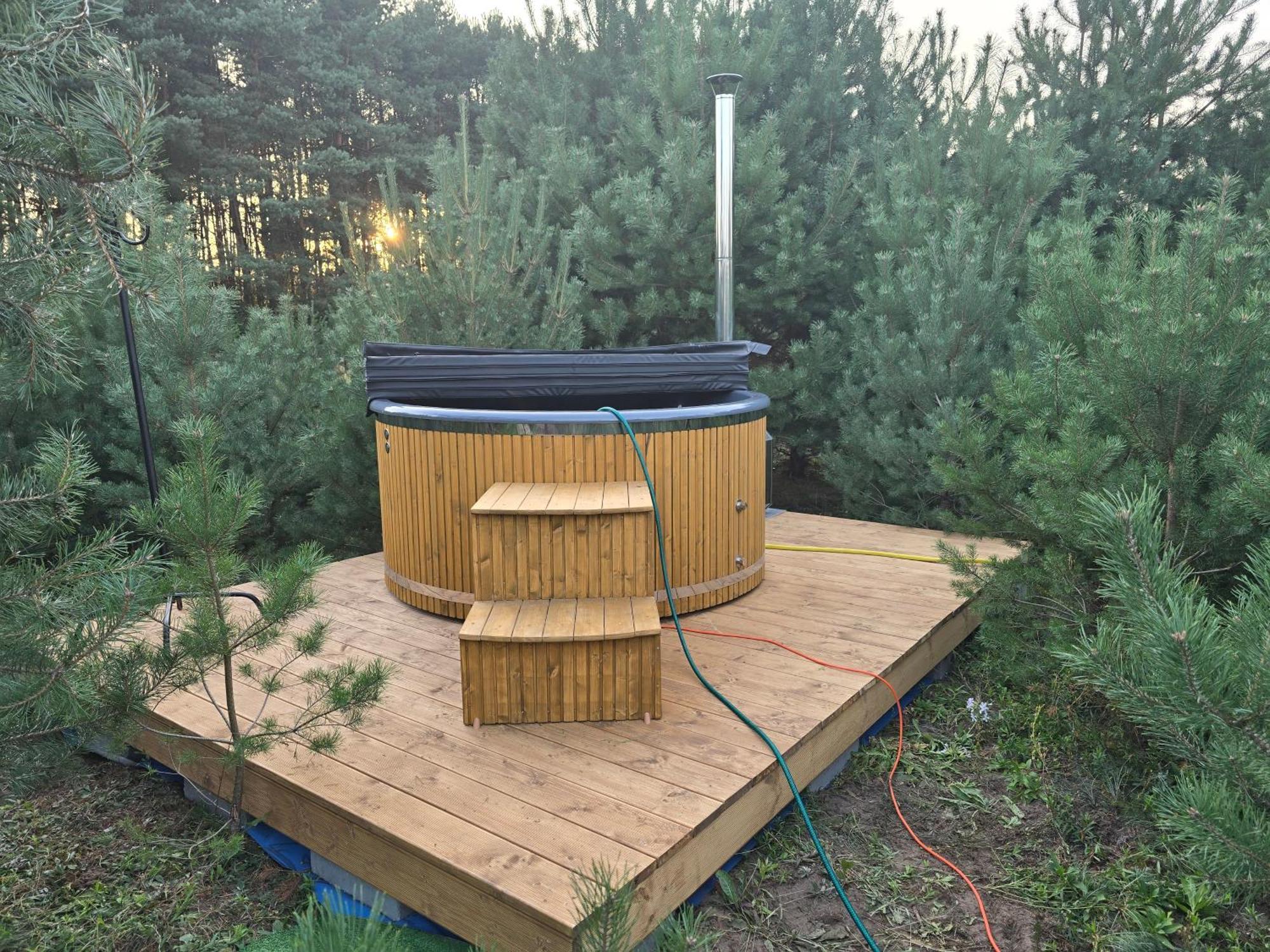 Oaza Swiety Spokoj - Domek Z Balia I Jacuzzi Rzasnik 외부 사진